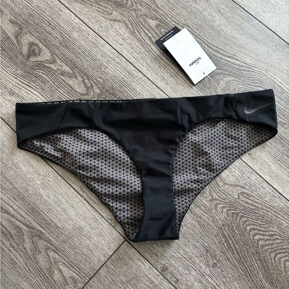 Nike Women's Black Mesh Bikini Bottom - Picture 1 of 6